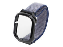 Pulseira de Náilon para Watch 4 com Quick Release, Amigável À Pele, Azul Meia noite