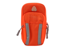 Bolsa Esportiva Impermeável De Nylon Com Zíper Duplo Para Braço, Ideal Para Academia, Corrida E Atividades Ao Ar Livre.