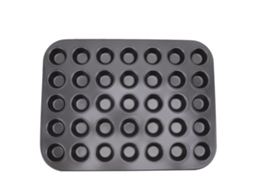 Molde De Muffin Mini Antiaderente 35 Moldes Acero Carbón Para Hornear Cupcakes Panes