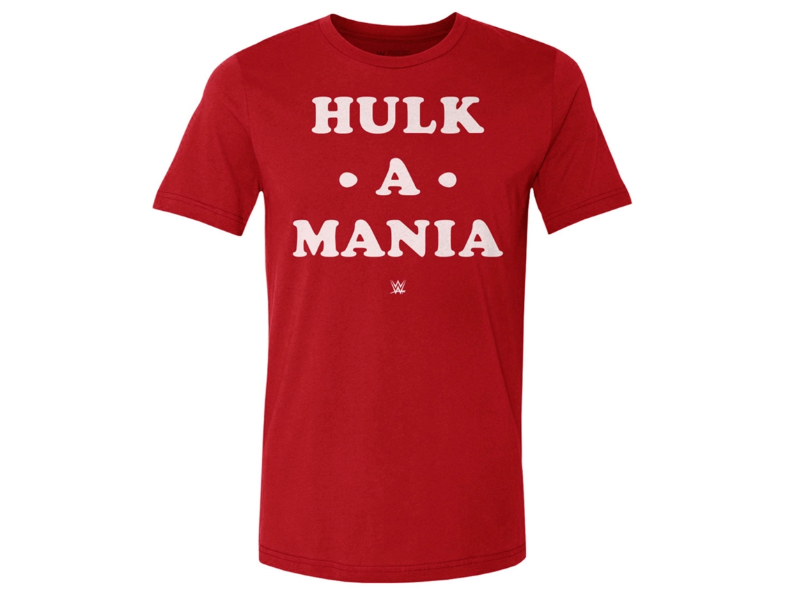 T-shirt Rockinstone Wwe Fans Red Hulk Hogan Hulk-a-mania T-shirt Unisex Adults-s