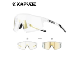 Óculos De Sol Fotocromáticos Para Ciclismo, Óculos De Sol Para Esportes Ao Ar Livre Que Mudam De Vermelho E Azul, Óculos Estilo Harley.