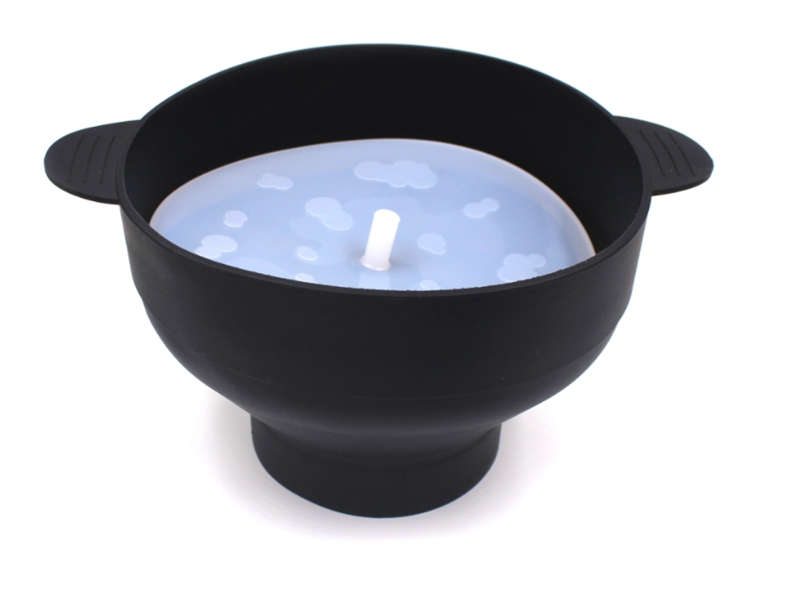 Tigela De Silicone Para Pipoca Hoppa, Preta