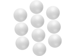 Conjunto De 10 Bolas De Espuma Para Artes E Artesanato, Bolas De Espuma Redondas Para Projetos Diy