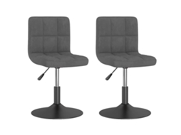 Dining Chair, Dining Chairs Vidaxl Cinzeto Veludo (n/a)