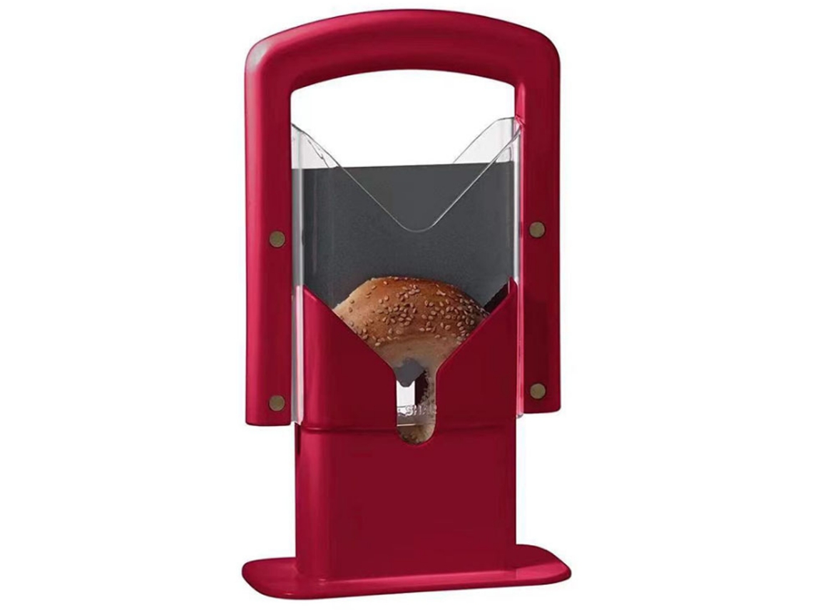 Fatiador Ajustável Para Pão Caseiro, Para Torradas, Bagels E Sanduíches, Com Corte Uniforme E Armazenamento Compacto