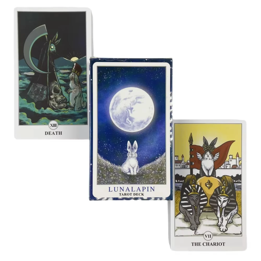 Cartas De Tarô Coelho Lunalapin, Presentes Para Jogos De Tarô