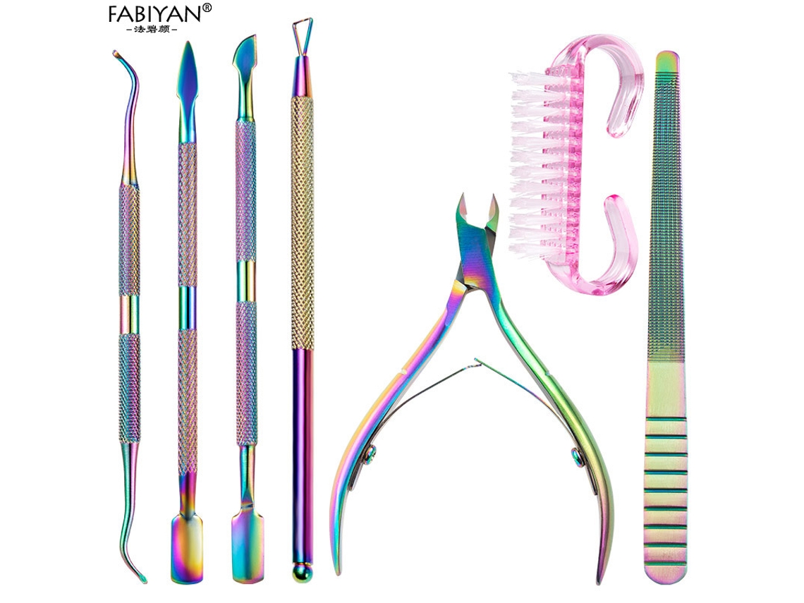 Conjunto De Acessórios E Ferramentas Para Nail Artconjunto De 7 Peças C