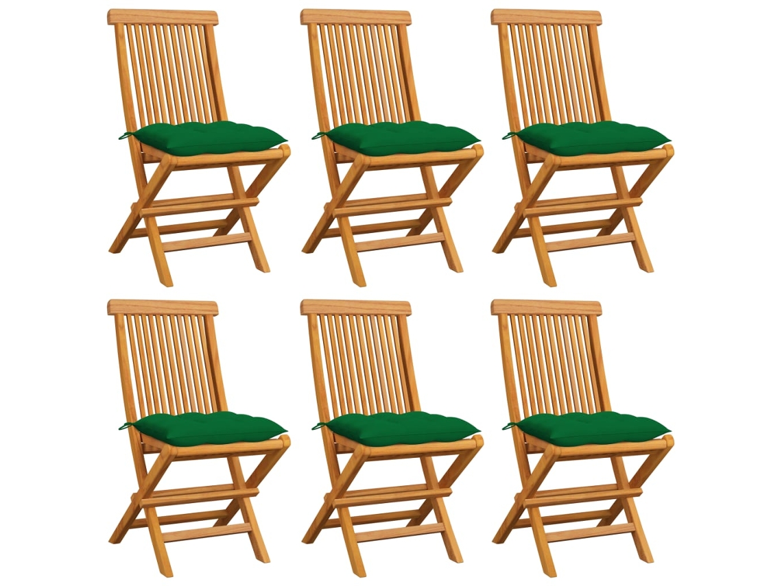 Folding Chair, Folding Chairs Vidaxl Verde Teca (n/a)