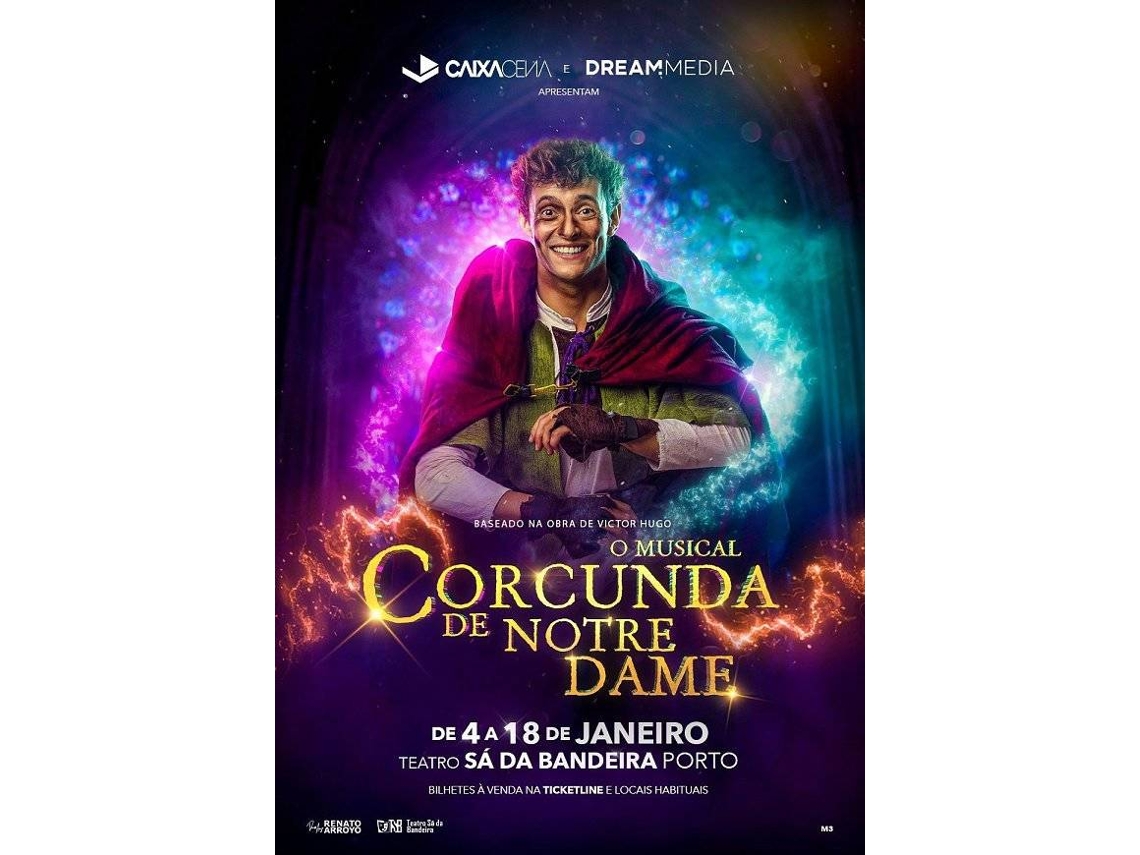 Bilhete CORCUNDA DE NOTRE DAME MUSICAL|PORTO