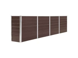 Raised Garden Bed, Raised Garden Beds Vidaxl Marrom Metal (320 X 40 X 77 Cm)