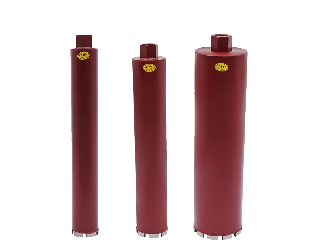 Broca De Núcleo, Material De Alta Dureza, Design De Perfuração Eficiente, Vermelho, 450mm, 63mm
