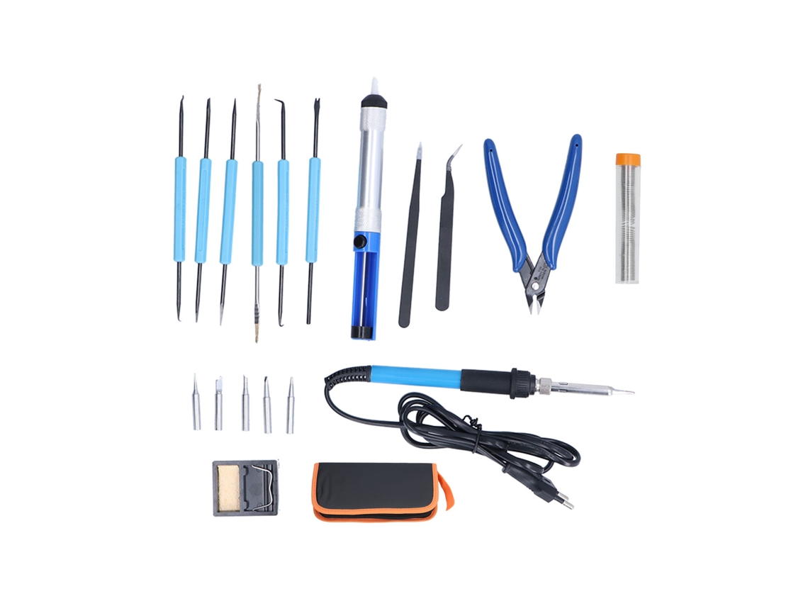 Kit de Solda Elétrica Portátil com Proteção Resistente a Impactos para Componentes Elétricos e Reparos
