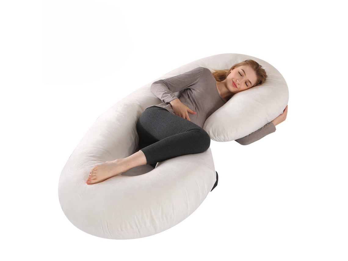 Almofada De Maternidade Em Formato C De 140x70 Cm Para Todo O Corpo
