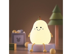Luminria Noturna Criativa Em Formato De Pera Yali, Ideal Para Casais, Luminria De Silicone Fofa Com Capa. Aquaforge
