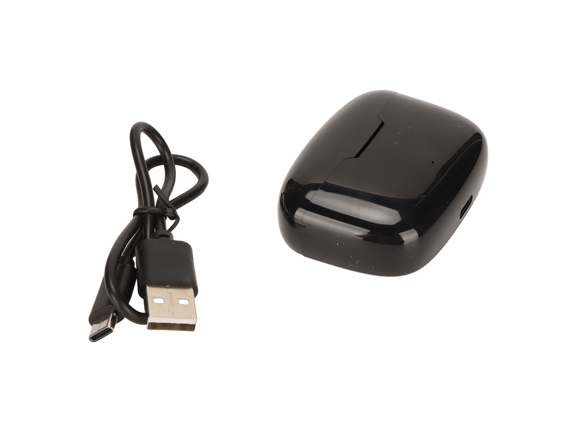 Aetheria fones de Ouvido Bluetooth 5.1 Sem Fio Toque Inteligente Hifi com Bateria Longa Preto