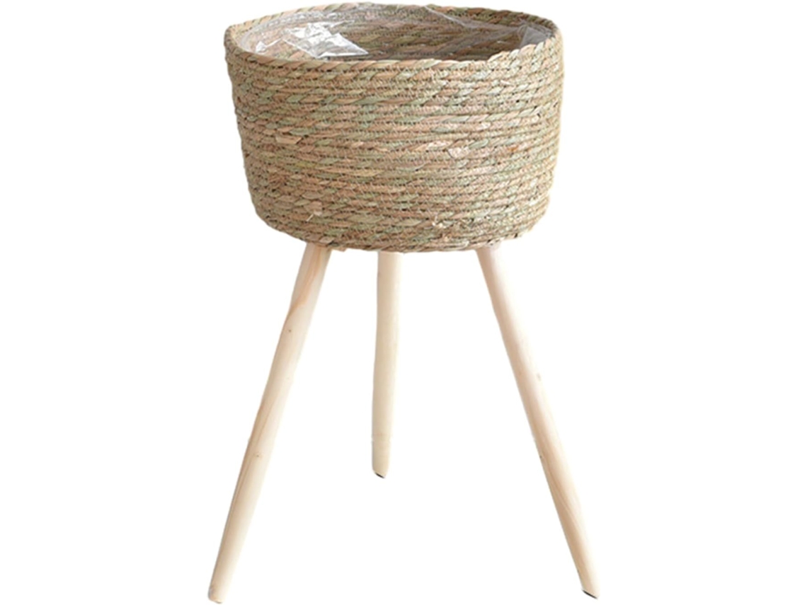 Suporte Para Vasos De Flores Exclusivo, Tecido À Mão, Para Jardim, Casa, Sala De Estar, Armazenamento.