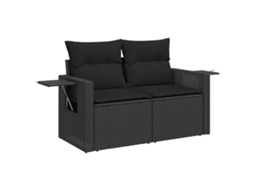 Garden Sofa, Garden Sofas Vidaxl Preto Rattan / Vime (n/a)