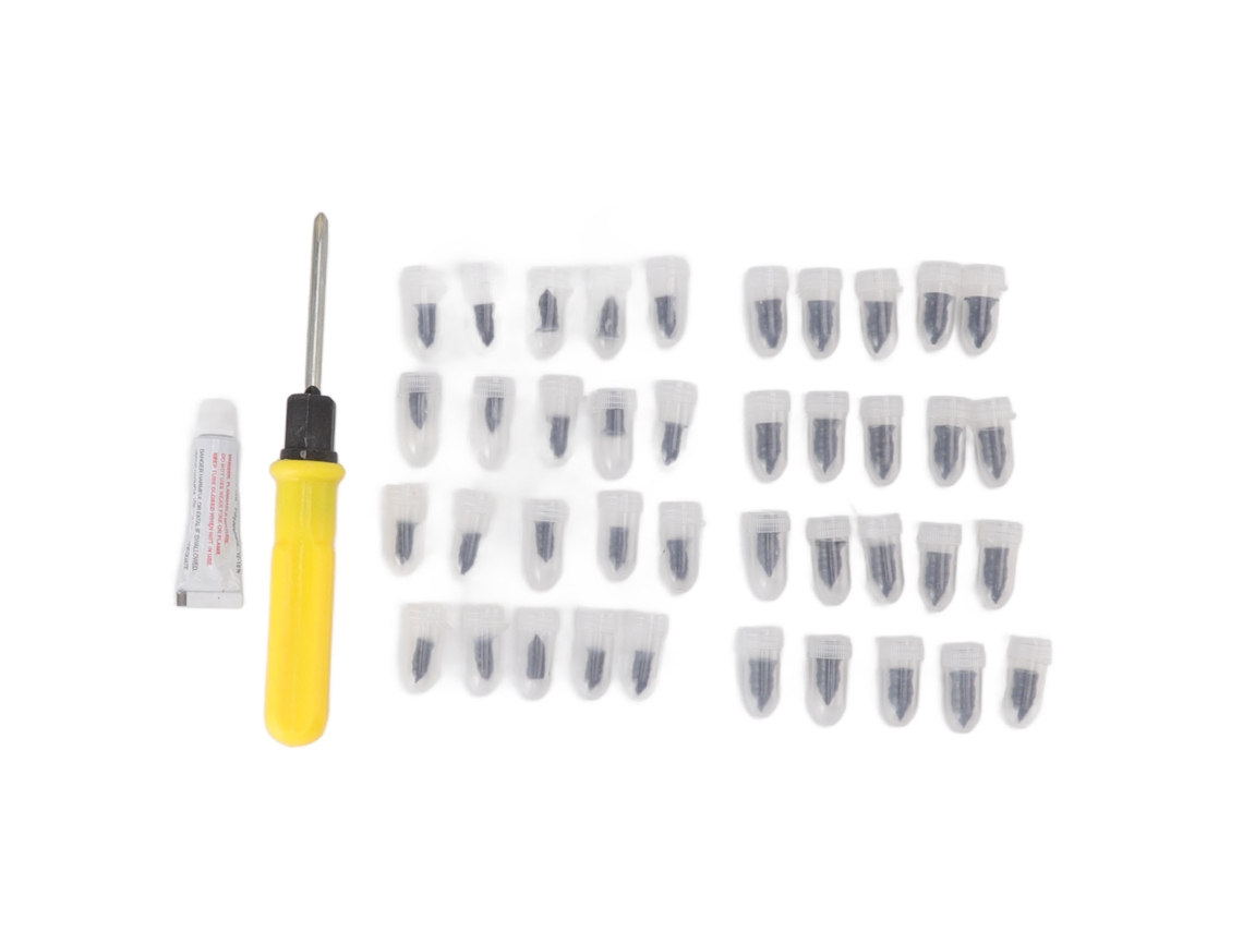 Kit Parafusos Borracha Reparo Pneus Vácuo