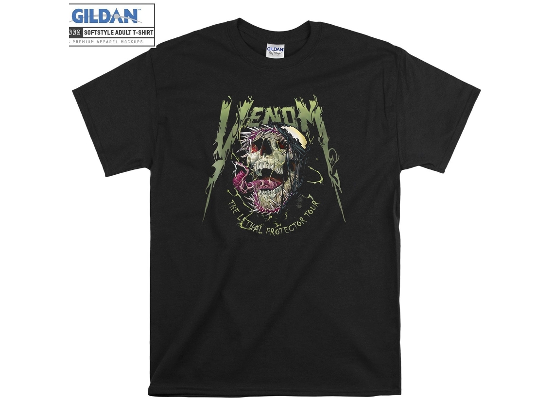 T-shirt Rockinstone Marvel Venom Skull Lethal Protector（s）