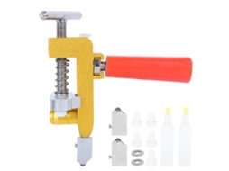 Cortador de Vidro com Óleo, Liga Metálica, Manchete Anti derrapante, Ferramenta de Corte para Processamento Profundo de Vidro (plan A1)
