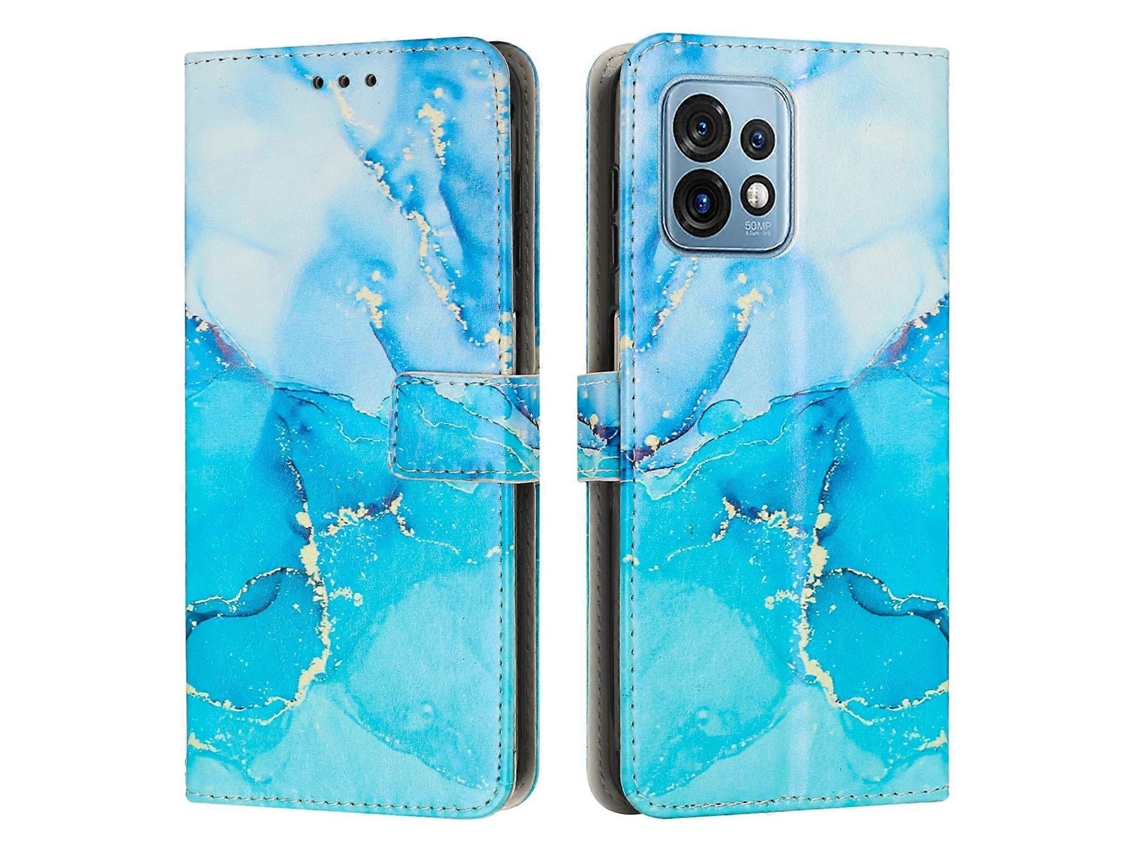 Capa De Celular Em Couro Com Estampa De Mármore Pintado Para Motorola Moto X40/x40 Pro/edge+ 2023