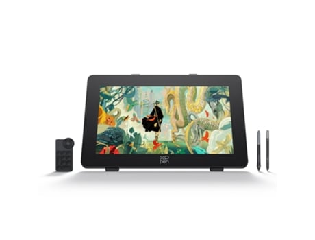 Mesa Digitalizadora Xppen Artist Pro 24 Gen2 165Hz 2.5k, 2 Lápis de Pressão 16k com Suporte Ajustável e Mini Teclado