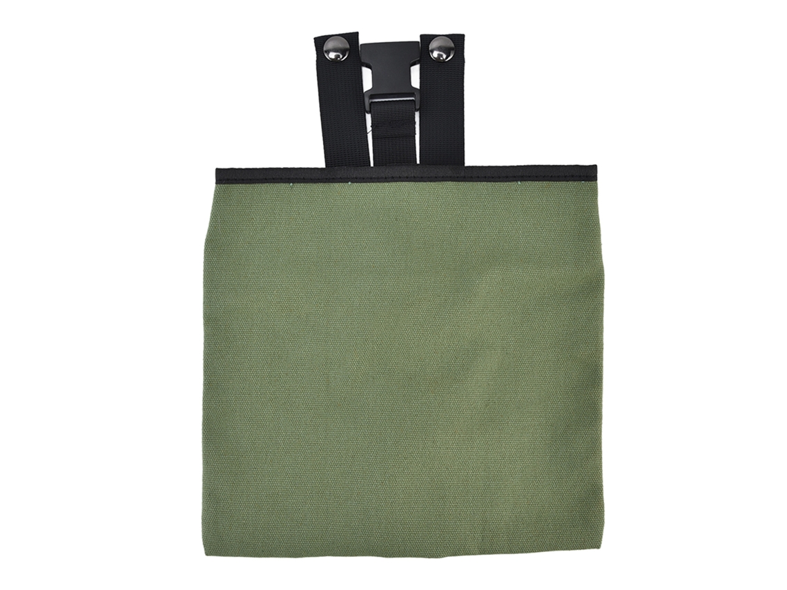 Bolsa de Forrageamento Lona Dobrável Portátil Verde Militar S/MARCA