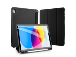 Capa Para Ipad 2024 Pro13 M4 Preta Com Suporte Para Caneta 10 30 Dobrável Com Cobertura Total Macia