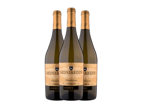 Vinho branco CASTILLO DE MONJARDÍN Chardonnay Navarra Reserva (0.75 L - 3 Unidades)