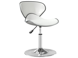 Vidaxl Cadeira De Jantar Couro Artificial Branco