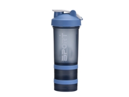 Copo misturador de shakes de 450ml de grande capacidade, ideal para fitness. Brilvibera