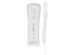 Hd Home Game Console Media Controle Remoto Substituição Player Controller Com Capa De Silicone Pulseira 2 Vibração Para Wii Branco