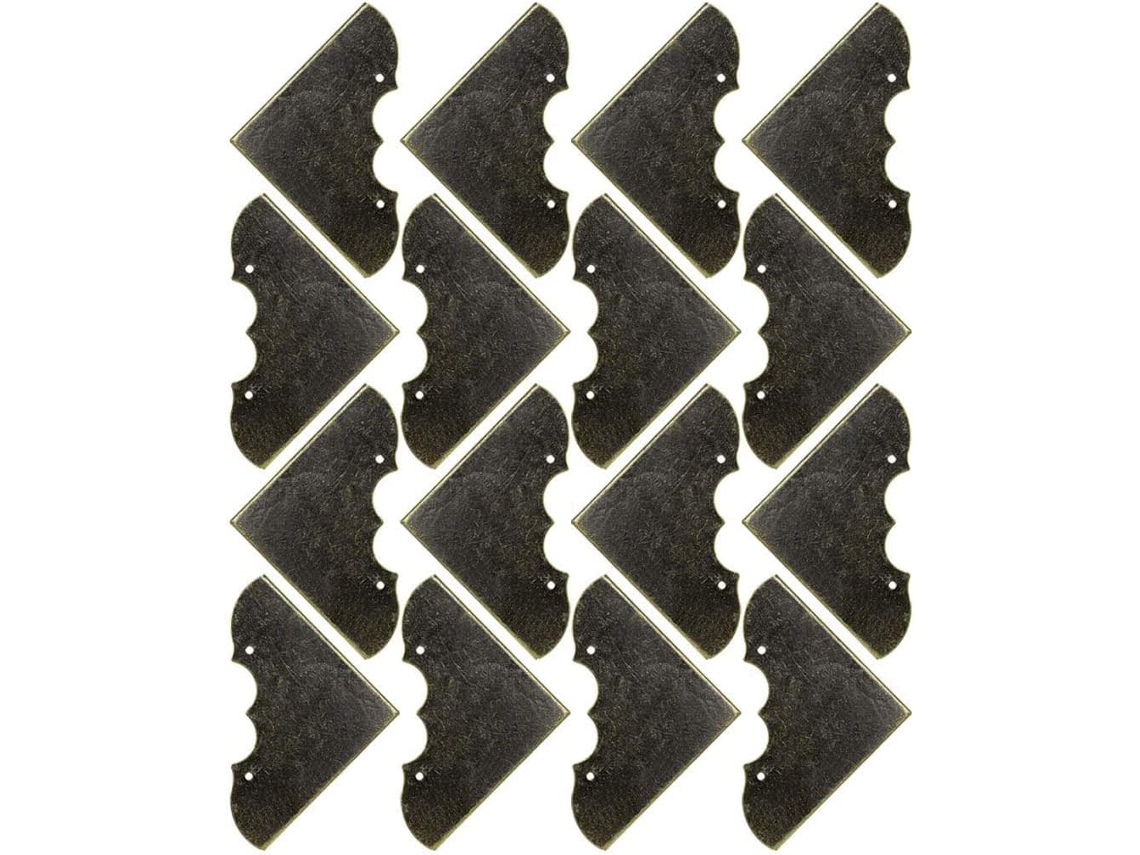Protetores De Canto Caixa Xywhpgv Em Tom Bronze Vintage, Protetores De Canto Triangulares Para Mesa, Caixa De Joias