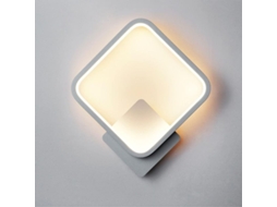 LÂMPADA de parede Nova Line LED 12W branca quadrada com 3 modos interior
