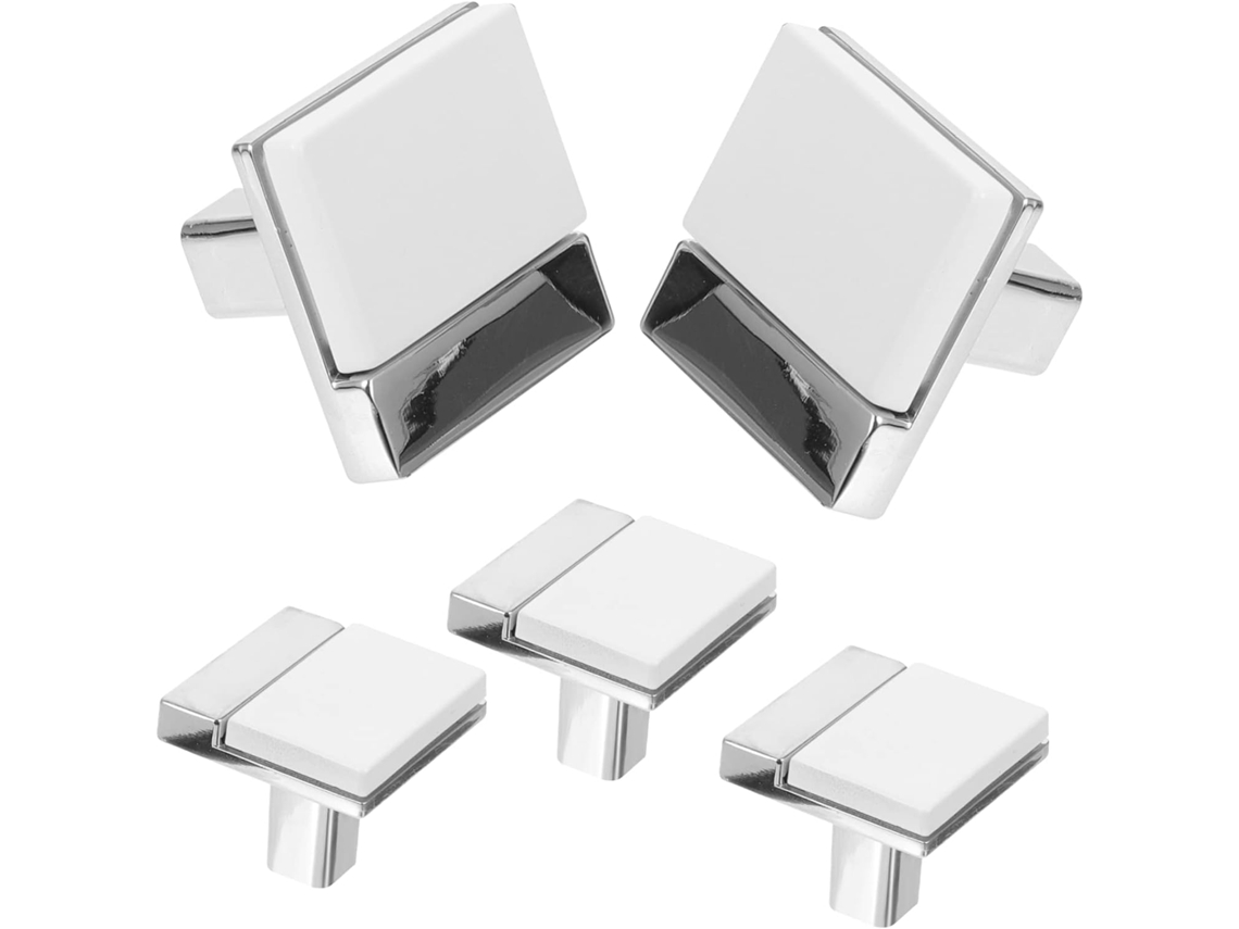 Villcase Conjunto De 5-puxadores Metal Para Gavetas E Armários Em Liga Zinco, Ideais Para Cozinha E Armário
