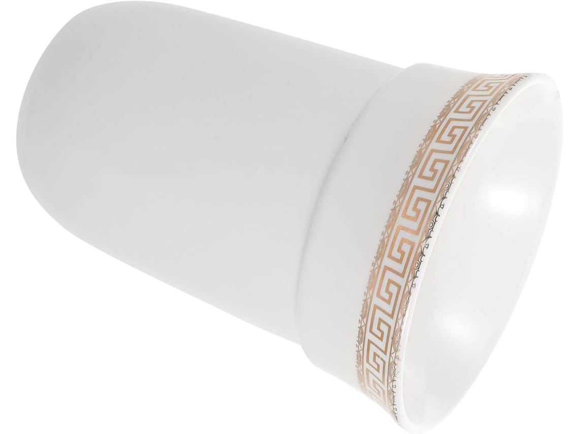 Suporte De Cerâmica Independente Para Escova De Vaso Sanitário Com Base Antiderrapante, Organizador Gokoco