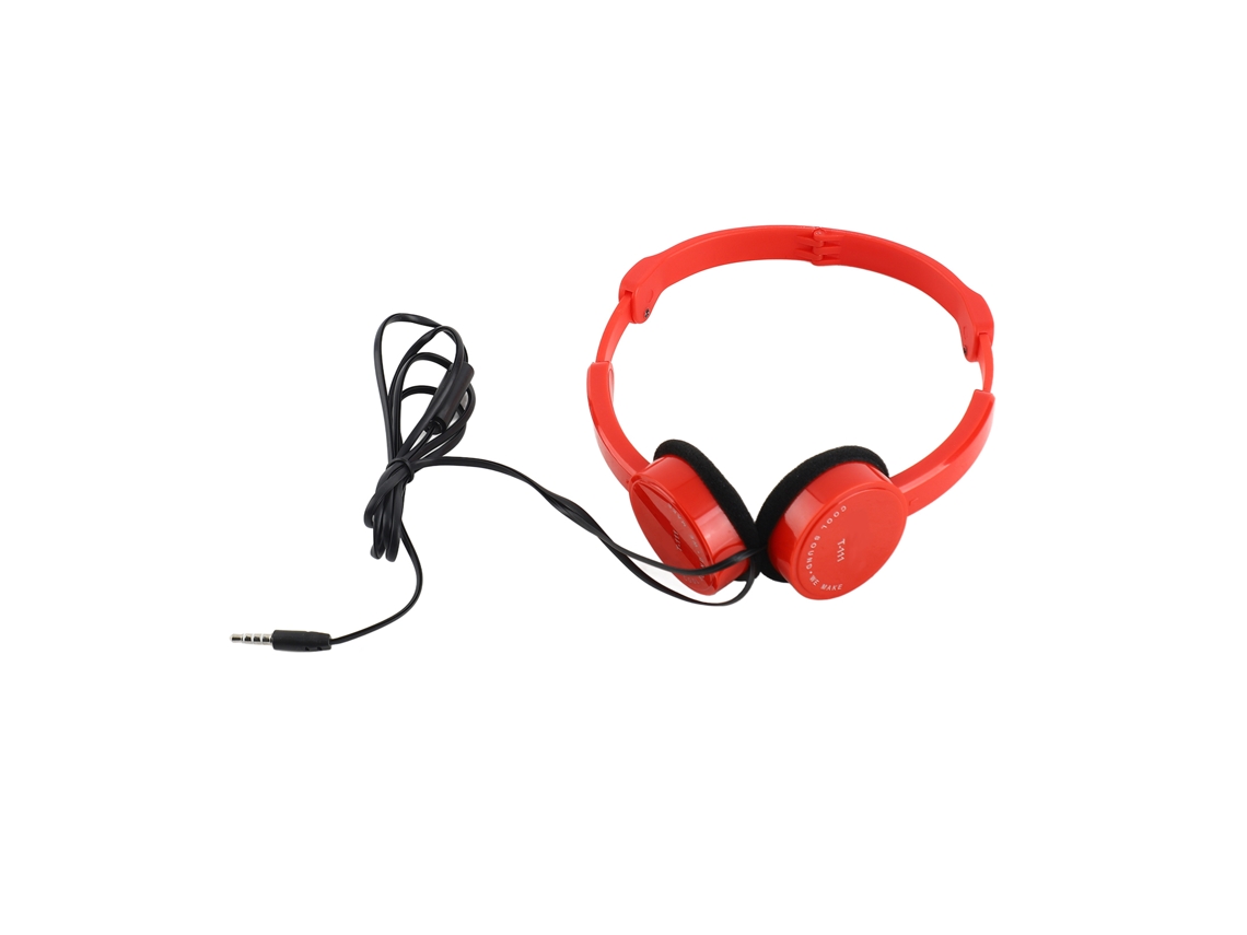 Fone LAXISCREED T 111 Vermelho com Fio 3.5mm