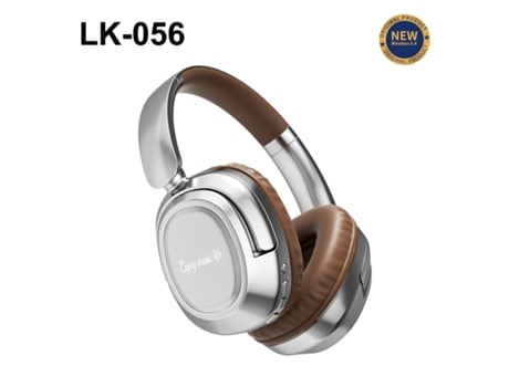 Auriculares Bluetooth 5.4 Supra Auriculares Cancelamento Ativo De Ruã­do Lk056 Marrom Winlauyet