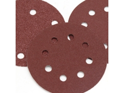 Discos de Lixa 50 X 180 Mm, Grão 240, Discos de 180 Mm, 8 Furos, Lixa para Lixadeira de Parede BRILVIBERA
