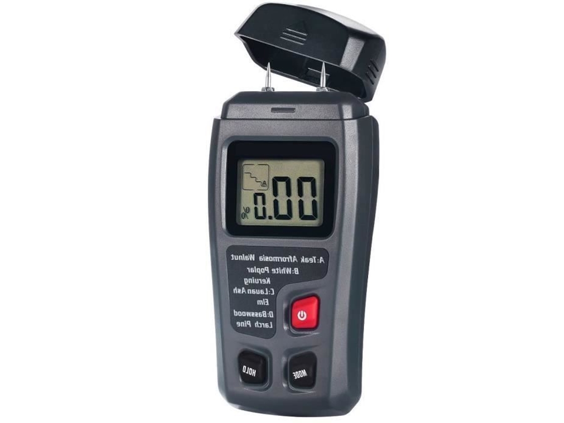 Testador de Umidade Medidor de Umidade de Madeira de Alta Precisão com Desligamento Automático Portátil para Material de Construção A75