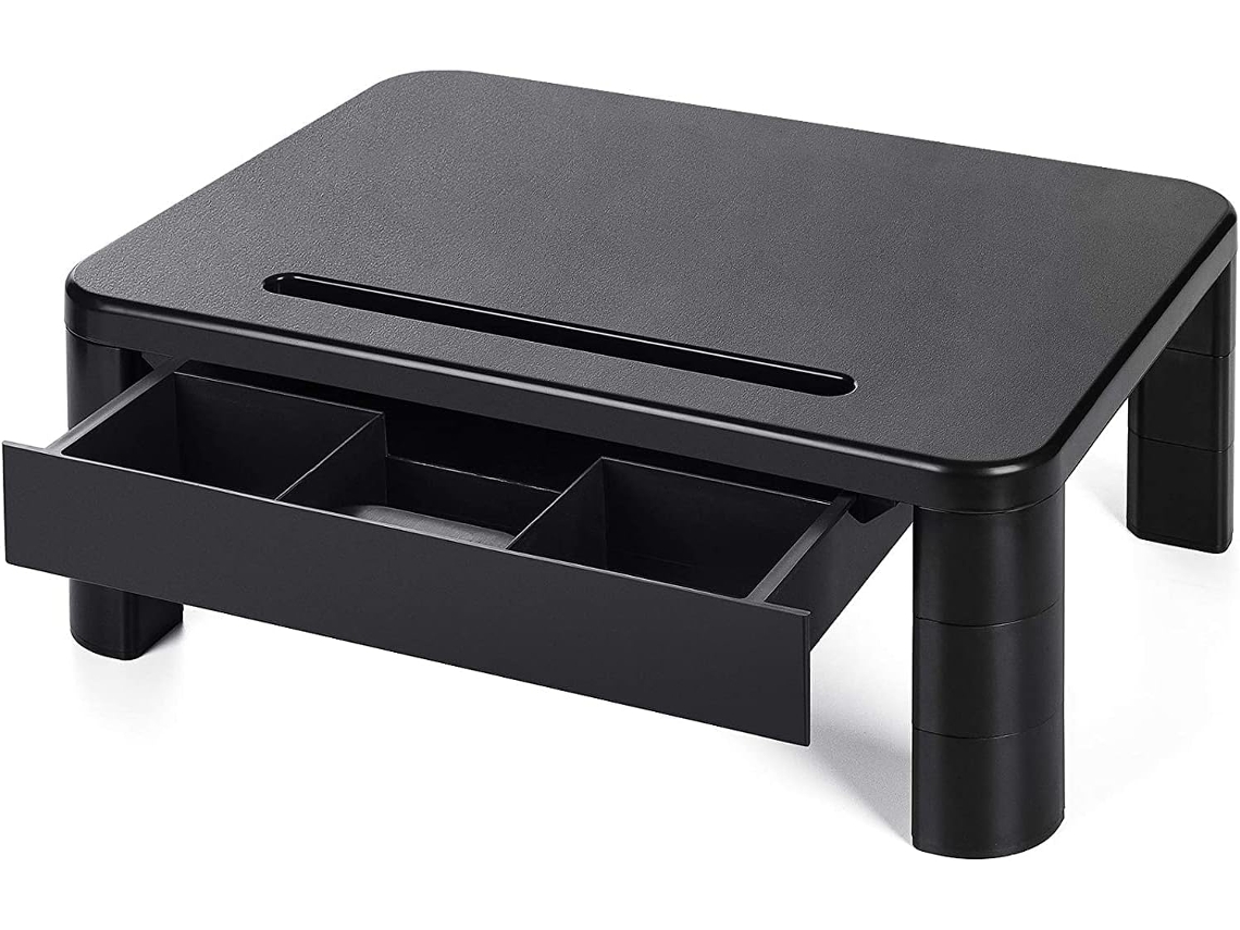 Suporte para monitor e laptop, ajustável, ventilado, AQUAFORGE