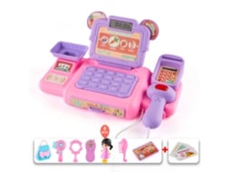 Brinque de Faz de Conta com uma Caixa Registradora Eletrônica de Brinquedo.caixa Registradora Rosa + Brinquedo para Vestir CHENNNLS