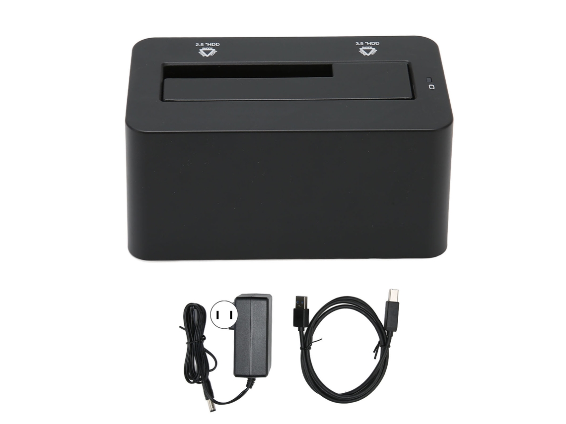 BASE DOCKING PARA DISCO DURO USB 3.0 PARA SATA 5GBPS COM INDICADOR LED PARA HDD DE 2.5/3.5 POLEGADAS 8TB 100 240V PLUG EUA