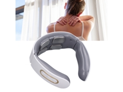 Massageador Eltrico Tens Para Pescoo Com 4 Cabeas, 6 Posies, 9 Botes, Compresso Trmica, Acupuntura E Massagem Linftica. C-tuotuo