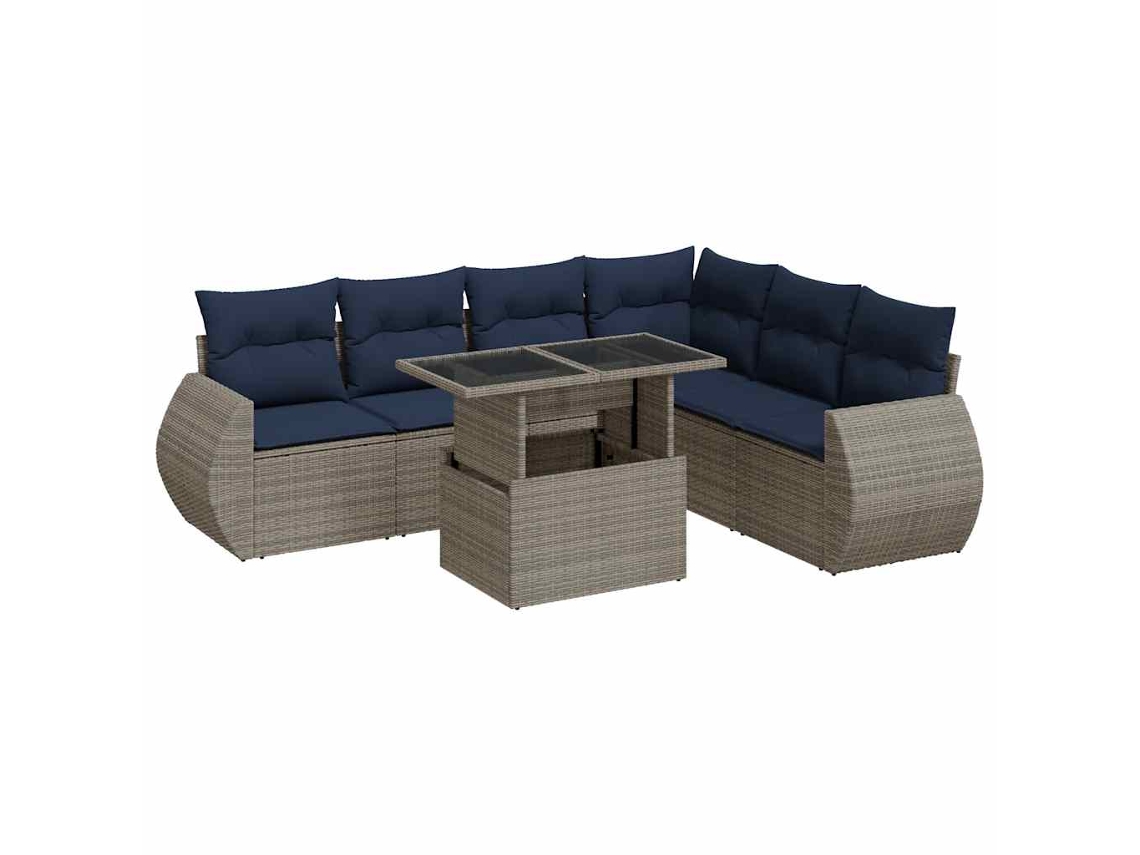 Garden Sofa Set, Garden Sofa Sets Vidaxl Cinzeto Rattan / Vime (n/a)