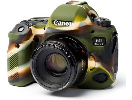 Capa de silicone EASYCOVER Canon 6D MARK II Camuflado — Compatibilidade: Canon 6D MARK II
