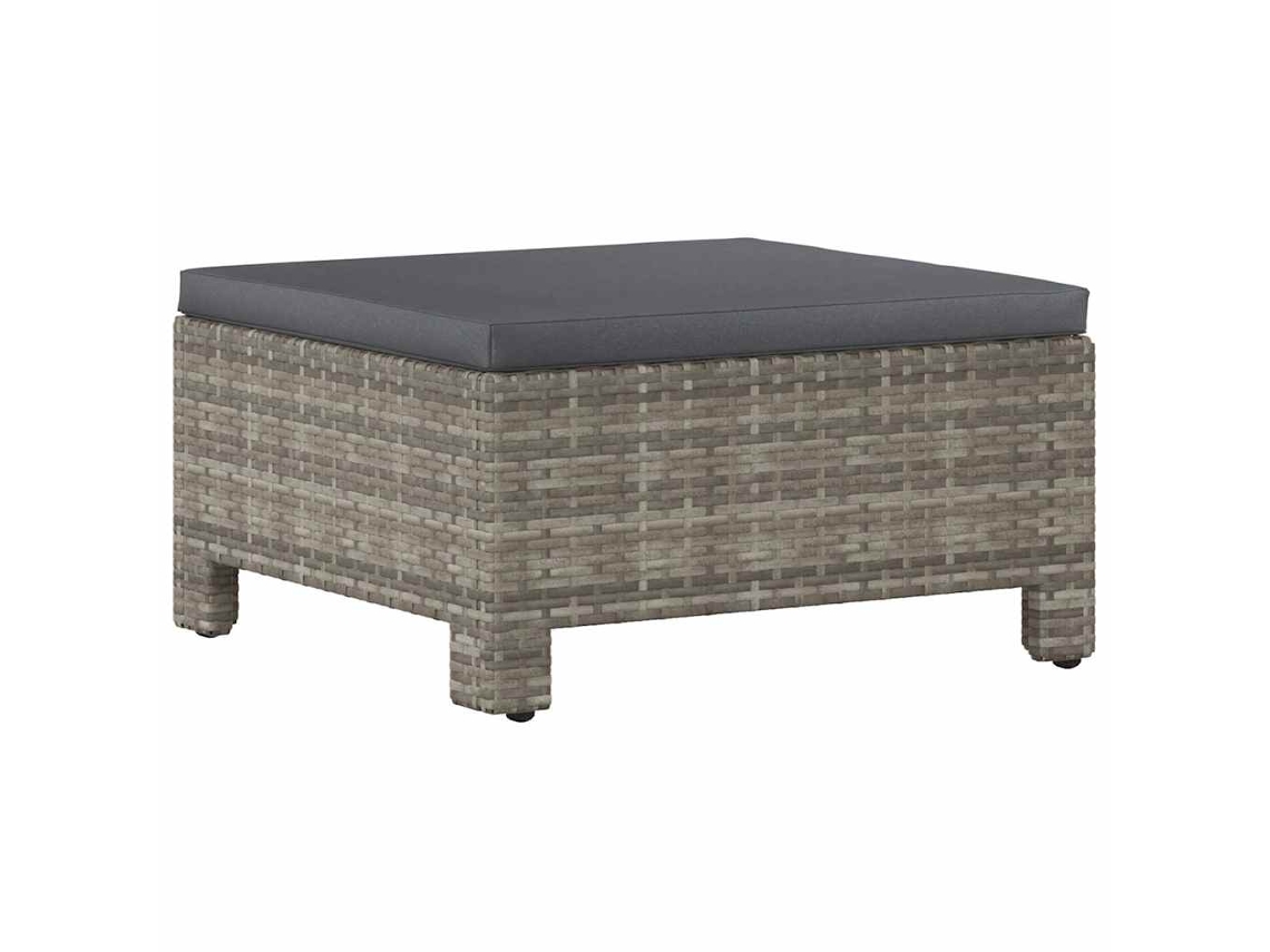 Footrest, Footrests Vidaxl Cinzeto Rattan / Vime (n/a)