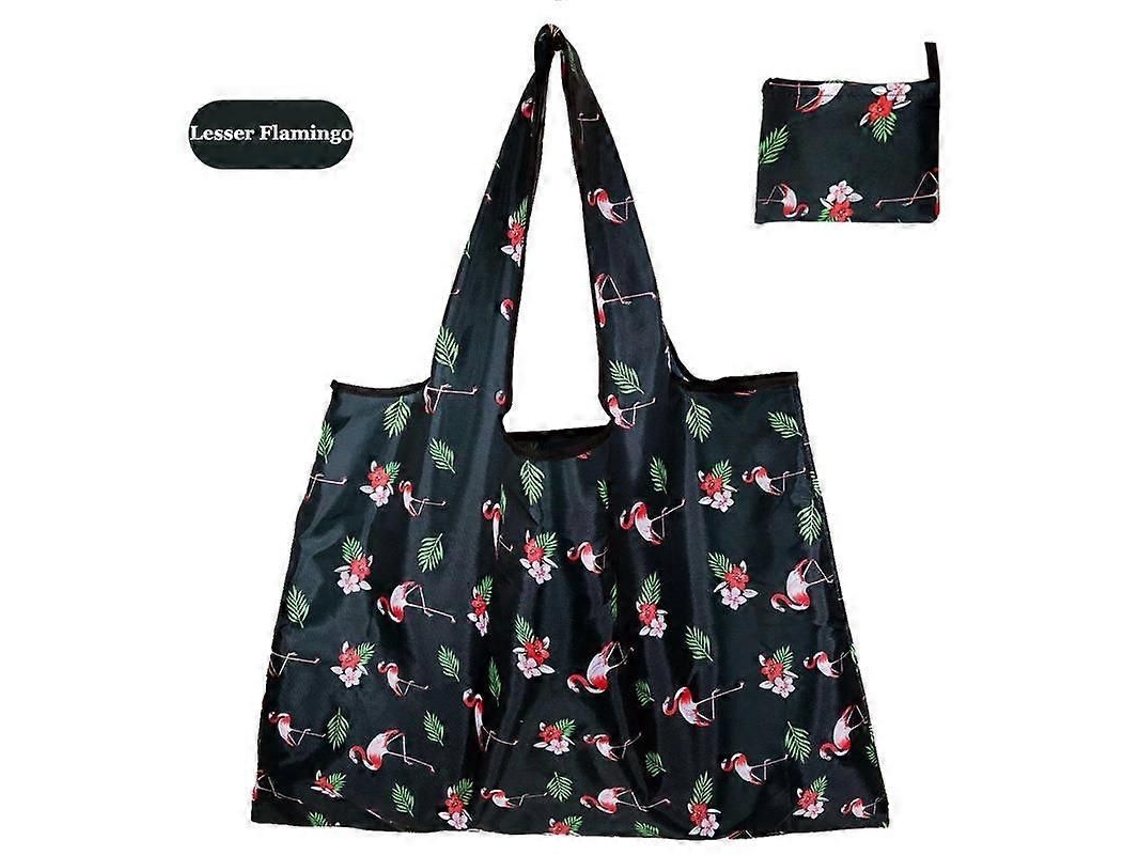 Bolsa Grande de Tecido Oxford Grosso, Ombro Grande, Ecológica, Reutilizável, Portátil, Feminina Dob Rável, Compras. GOKOCO