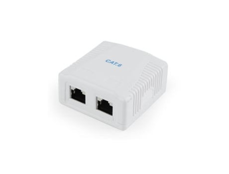 Caixa Tomadas Rede RJ45 2 Portas CAT6 Parede