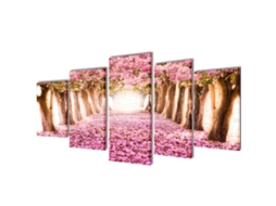 Políptico Flor De Cereja 200 X 100 Cm